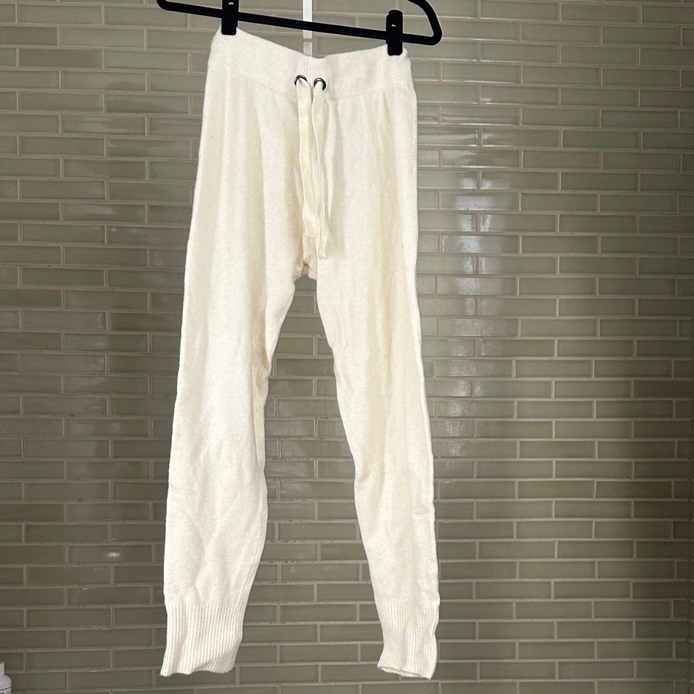 Zara Cream Knit Joggers